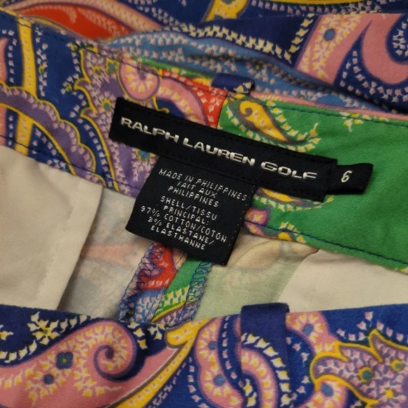 Ralph Lauren Paisley Golf Pants - Picture 2 of 7